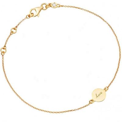 China Popular BOHEMIA Gemnel Fashion Designer Ladies Gold Plated Engraved Heart Disc Bracelets for sale