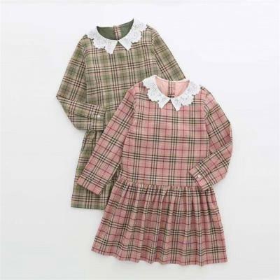 China New Design 2021 Euro 10 Years Girl Summer Dresses Regular American Style Long Sleeve Child for sale