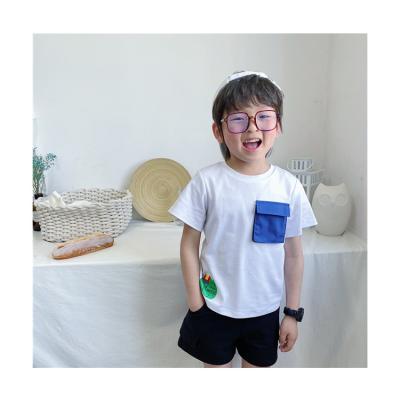 China Wholesale Quality Assurance Breathable Customized Short Sleeve Shirt With Pocket For Boys for sale