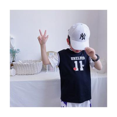 China Breathable Professional Custom Jerseys Student Performance Clothes Basketball Clothes For Kids Boy for sale