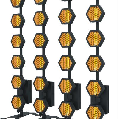 China Project Polarlights Innovative Hexagonal Stage Light Concert Light P2 LED Pixel Strobe Light for Festivals Weddings Concerts for sale