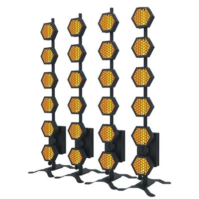 China New LED Retro Effect Lights 6x60W Strobe Stage DJ Background Light For Concert Wedding Event Show for sale