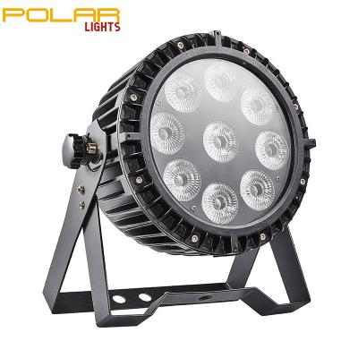 China Outdoor Event Stage Lighting DMX512 Waterproof IP65 Led Par RGBWA 5in1 Led Par Stage Light For DJ dicso stage for sale