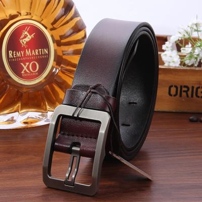 China Wholesale Genuine Leather Belt Genuine Leather Men's Genuine Leather Belt Men's Casual Pin Buckle OEM Leather Belt for sale