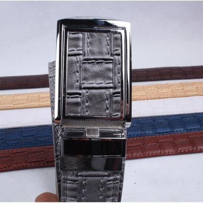 China ALLOY Wholesale Mens Automatic Buckle PU Leather Belt for sale