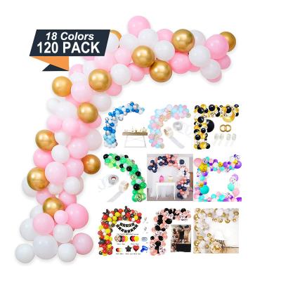 China High Quality Festival Decoration Rose Gold Balloon Arch Kit 2021 Party Decoration Balloon Garland Kit For Wedding Supplies for sale