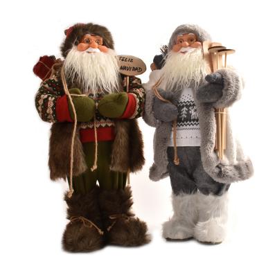 China Popular Amazon Christmas Gift 2021 45cm Santa Claus Decoration Christmas Decoration Gift for sale