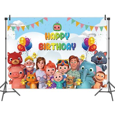 China Birthday Wedding Party Decoration Kids Birthday Decoration Photography Background Party Backdrop Birthday Party Supplies for sale