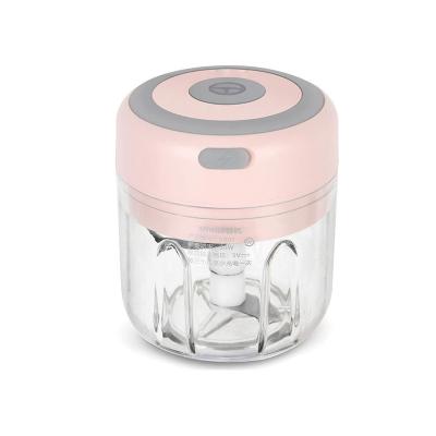 China 2021 Hot Selling Viable 250ml Mini Electric Spice Chopper Garlic Machine Food Grinder Machine for sale