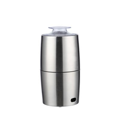 China Who respects the environment. Household Portable Small Mini Stainless Steel Easy Coffee Bean Machine Portable Automatic Push Type Coffee Grinder for sale