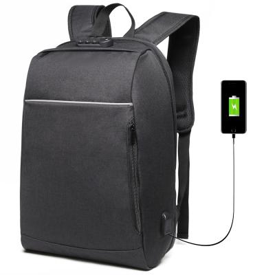 China With USB Travel Increasing School Man Backpack Laptop Bag With USB Cable Backpack Bag for sale