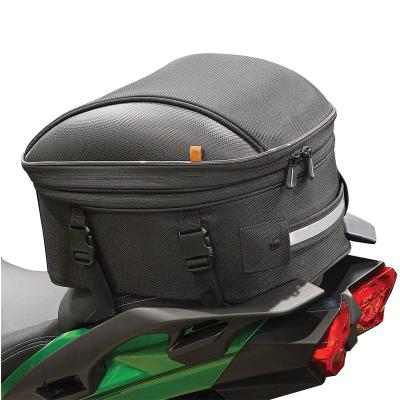 China Hard Tail Bag EVA Motorcycle Seat Bag Black Commuter Lite Adult Motorcycle Tail Bag for sale