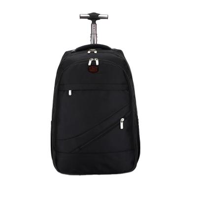 China New Fashion Style Business Trolley Bag School Backpack With Wheels Rolling Travel Trolley Backpack for sale