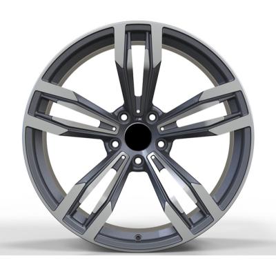 China High Performance Aluminum Alloy PCD5x120mm Gunmetal Machined Face Forged Wheel Hub Rims For BMW for sale