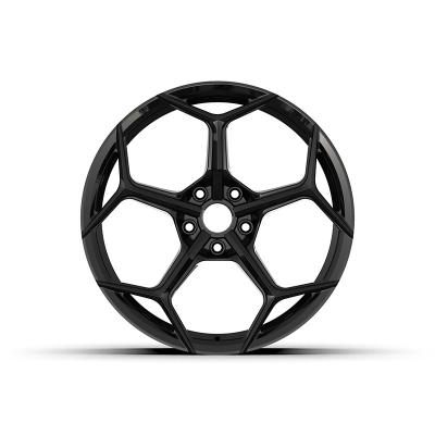 China Aluminum Alloy 17 20 22 24 26 Inch Car Height Polish Rims Alloy Spoke Wire Aluminum Forged Wheels For Cadillac for sale