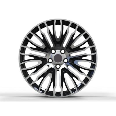 China Black Machined Aluminum Alloy Custom 20 Inch 5x120 Gunmetal Face Forged Alloy Wheels For Land Rover for sale