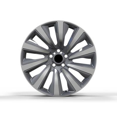 China Factory Price Aluminum Alloy Many Colors Gunmetal Machined Face 5x120 16 To 18 Inch Car Alloy Wheels Rims For Land Rover for sale