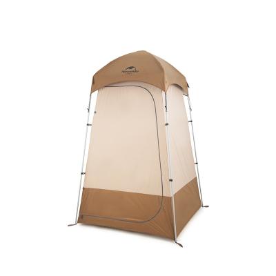 China UV-Resistant Changing Clothes Tent Double Outdoor Shower Bathroom Bathing Tent Oxford Quick Open Opaque Toilet Changing Tent for sale