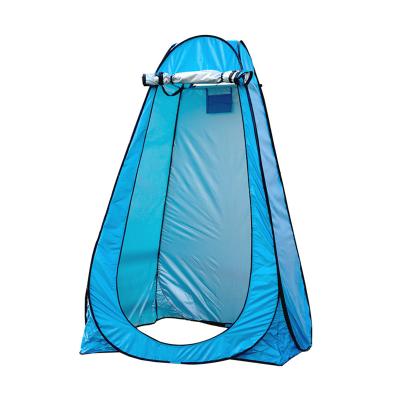 China UV-Resistant Robe Double Changing Tent Shower Outdoor Bathroom Bathing Tent Oxford Quick Changing Open Opaque Toilet for sale