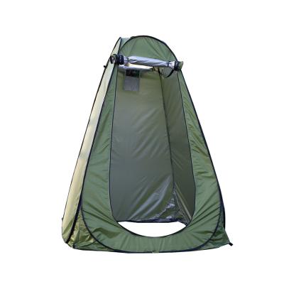 China UV-Resistant Outdoor Single Changing Robe Tent Shower Bathroom Bathing Tent Quick Changing Oxford Open Opaque Toilet for sale