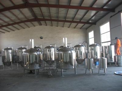 China 7BBL Stainless steel whole beer line, beer brewing equipment for draft beer for sale