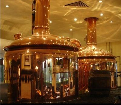 China 100L - 1000 L red copper draft beer equipments, lauter tun, mash tun, fermenters for sale