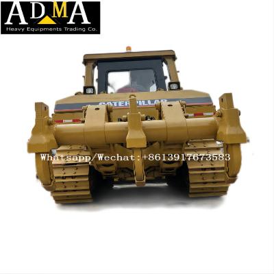 China Construction material shops used cat D7H bulldozer with SU blade and 3 shank ripper for sale for sale