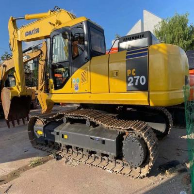 China Used Construction Komat'su PC270 PC270-7 27 Ton Crawler Excavator For Sale for sale