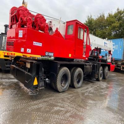 China TRUCK CRANE Used Tadano TG500E 50 Ton Mobile Crane, Japan Made Tadano TG500E Hydraulic Truck Crane for sale