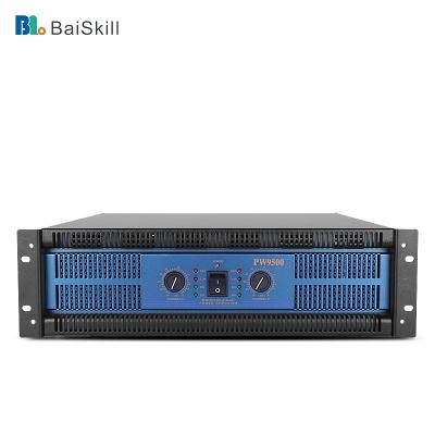 China PW9500 BaiSKill High Efficient Heat Dissipation System Professional Power 700w*700w Amplifier For Singing PW9500 for sale