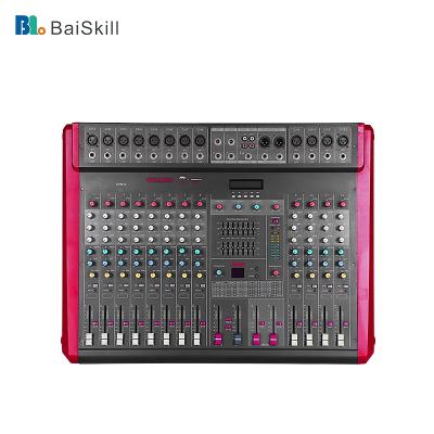 China 16 Bit DPM12 BaiSKill Effect Mixer DSP Processor Chip Headphone Monitor Function Digital Professional Audio Mixer Console For Conference for sale