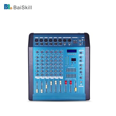 China MX608D BaiSKill DSP Echo Professional 16-Channel Digital Effect Mixer Support USB Computer Connect Audio Mixer For Stage for sale