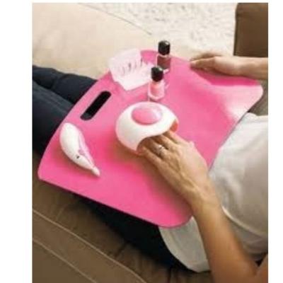 China 5 Interchangeable Attachments To Classify All-in-One Nail Care Tools With Storage Manicure Lapdesk for sale