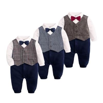 China High Quality Cute Polyester / Cotton Boy Clothes Baby Boy Winter Romper For Toddler for sale