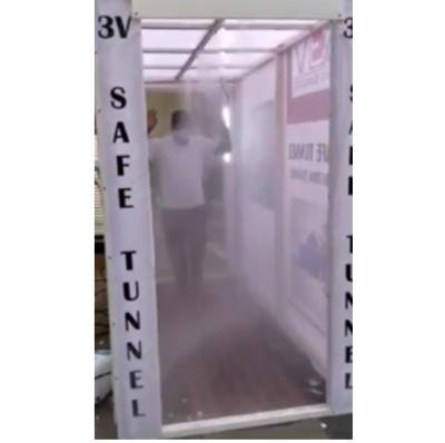 China Cheap Disinfection Factory Inflatable Disinfection Tunnel Tent With Sanitize Spray Machine for sale