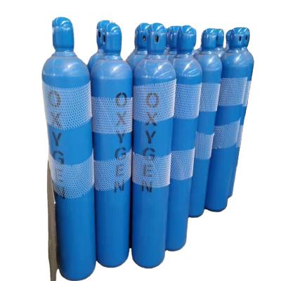 China Customized Automatic Operation Size Seamless Steel Oxygen Cylinder O2 Storage Bottle Price for sale