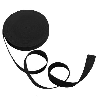 China 3.8cm wide elastic black knitted elastic spool knitted elastic band for sale