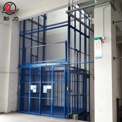 China First-class Quality Goods Lift Platform Industrial Hydraulic Vertical Guide Rail Cargo Lift with Customized Service for sale