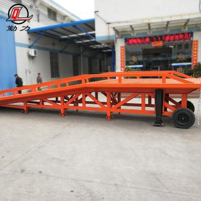 China Easy Operation Mounts Hydraulic Manual Loading Container Ramps and Movable Dock Leveler for sale