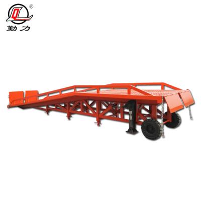 China Easy operation unloading platform toneladas 10 carga muelle ramps container loading ramp slope with safety for sale