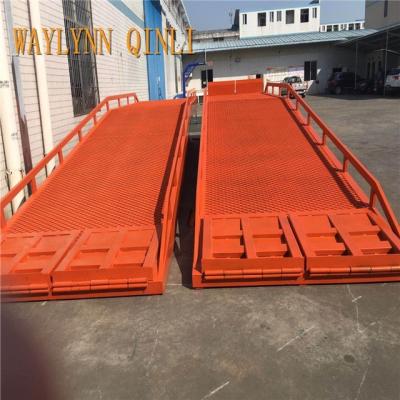 China Easy Operation 10 Ton Hydraulic Mobile Container Dock Loading Ramp 158 Car Ramps for sale