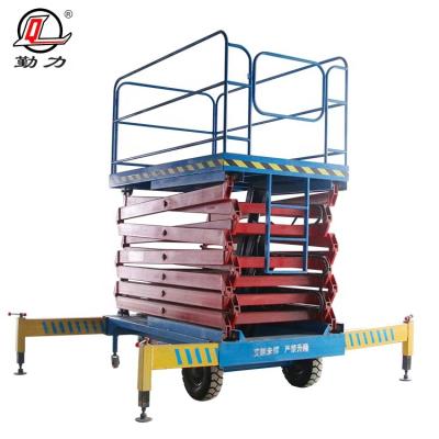 China Widely Accept Customization 1000kg 9m Heavy Duty Mobile Electric Hydraulic Scissor Lift for sale