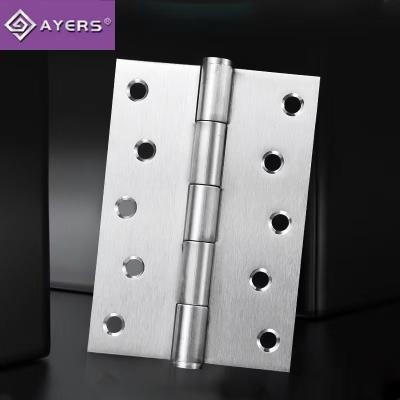 China Modern Stainless Steel Welded Head Supporting Hinge Door And Window Hardware Clothes Cabinet Accessories Thickened Flat Hinge for sale