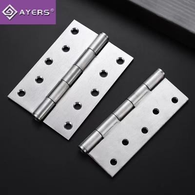 China Modern 201 Stainless Steel Weld Head Ball Bearing Door Hinge Window Hardware Accessories Thickened Blade Butt Door Hinge for sale