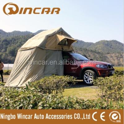 China Camouflage/Field/Motorhome Game Canvas Foldable Automatic Rooftop Tent Top Roof for sale