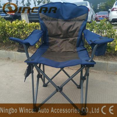 China Fishing Chair High Quality Outdoor Folding Fishing Camping Chairs With Cooler Bag for sale