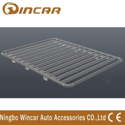 China New Style Flat Roof Rack with Square Bars Universal Adjustable Height for sale