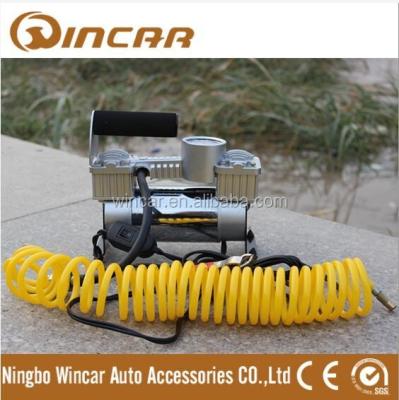 China Tire Pressure Monitor DC 12V 150PSI Double Cylinder Air Compressor By Ningbo Wincar for sale