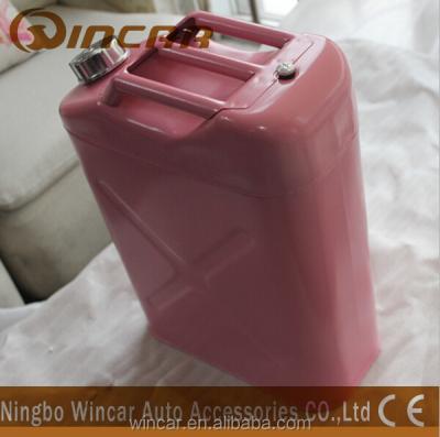 China Customized Durable Pink Color Metal Gasoline Jerry Cans for sale