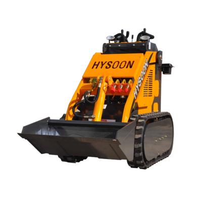 China 800mm Width Small Crawler Mini Multifunctional Skid Steer Loader For Garden 0.15m^3 for sale